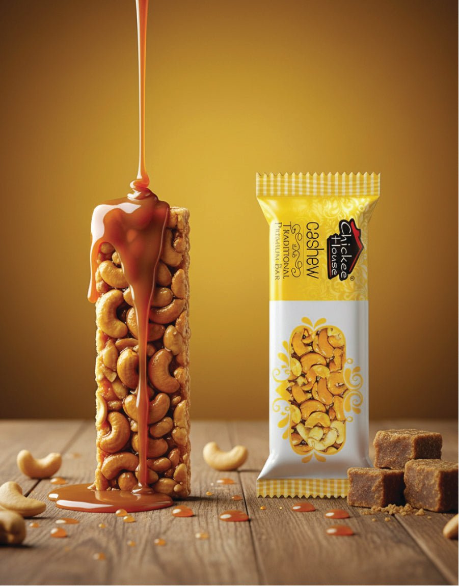 Cashew Chickee Bar 12 Pcs Box