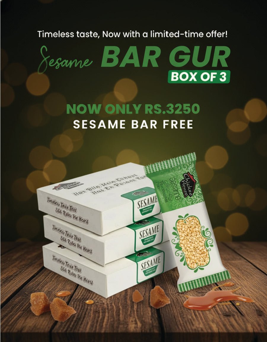 Gur Sesame Chickee Bar Box (Pack of 3)