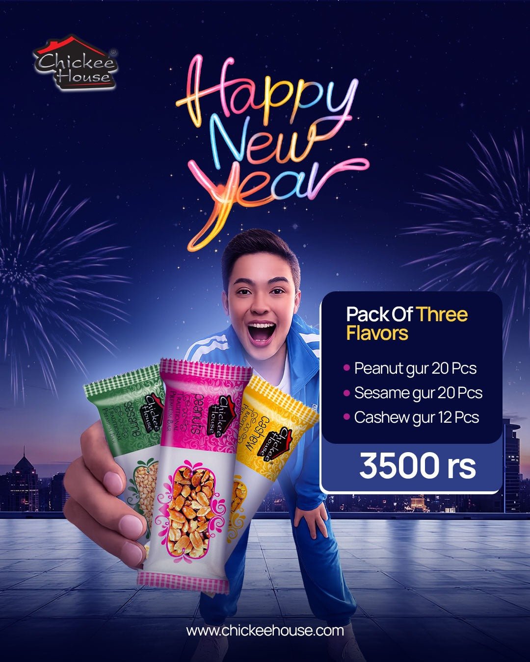 New Year Sale Pack Of Three Flavors