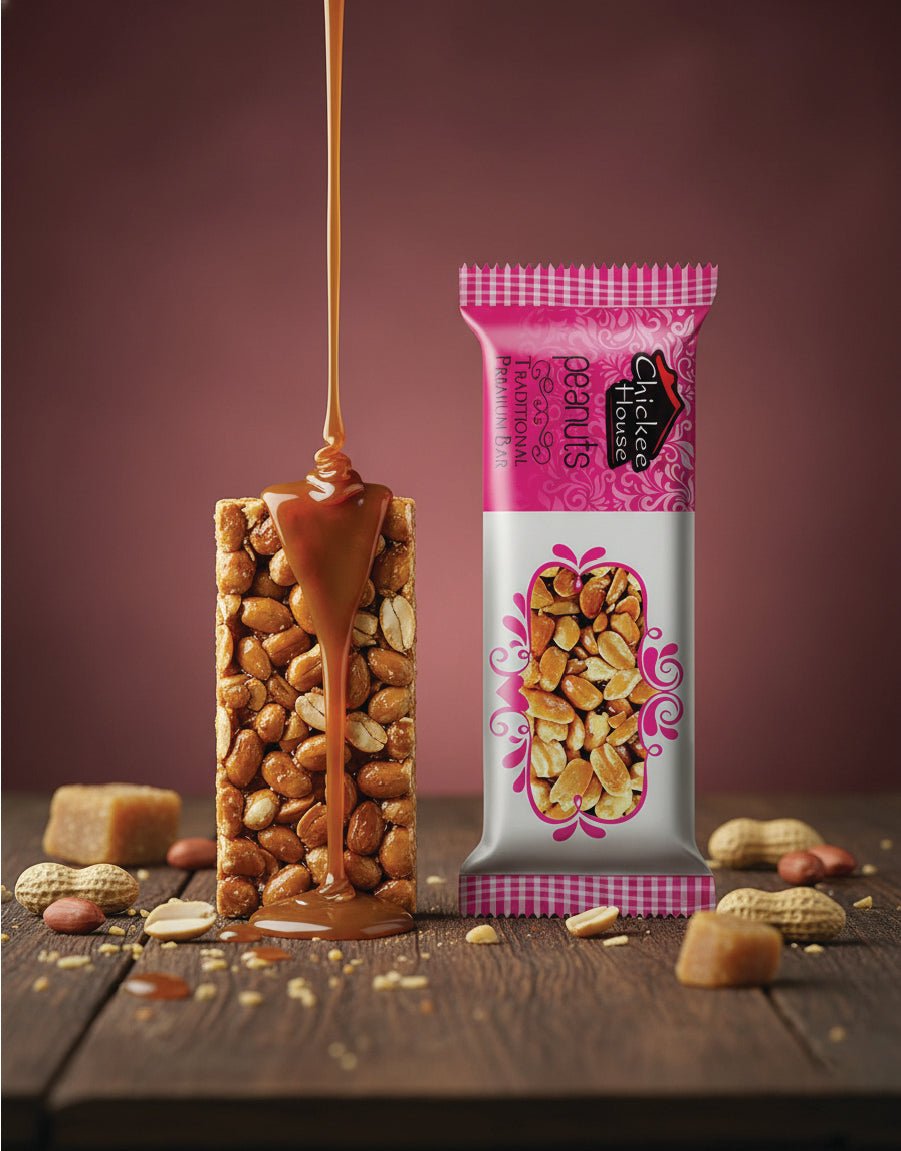 PureGur Peanut Chickee Bars – Box of 25